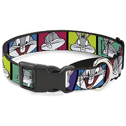 Hundehalsband, Martingale Bugs Bunny Expression Blöcke, Mehrfarbig, 28,9 bis 43,2 cm breit von Buckle-Down
