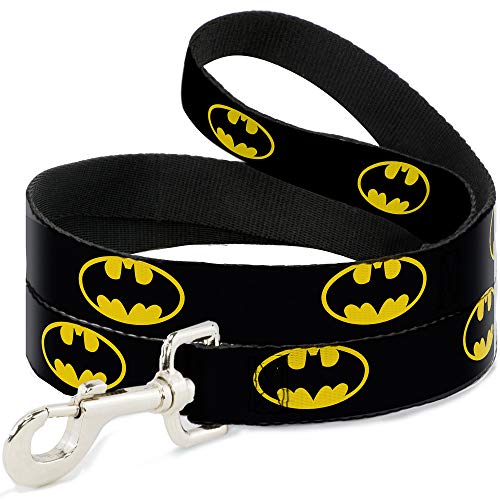 Hundeleine, Batman-Schild, 1,8 m lang, 3,8 cm breit, Schwarz/Gelb Hundeleine, Batman-Schild, 1,8 m lang, 3,8 cm breit, Schwarz/Gelb von Buckle-Down