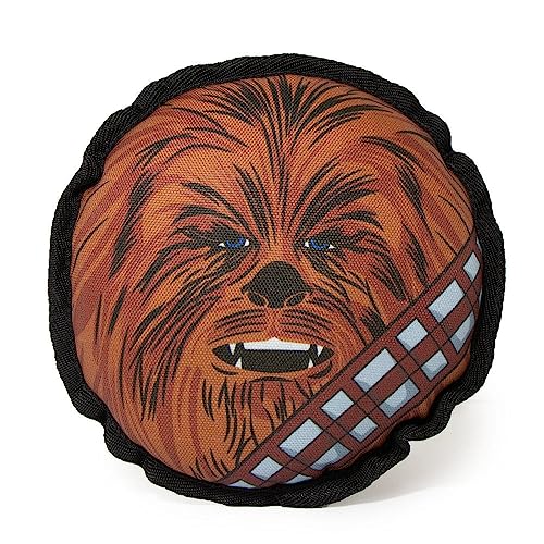 Hundespielzeug, Star Wars, ballistisches Quietschelement, Chewbacca-Gesicht von Buckle-Down