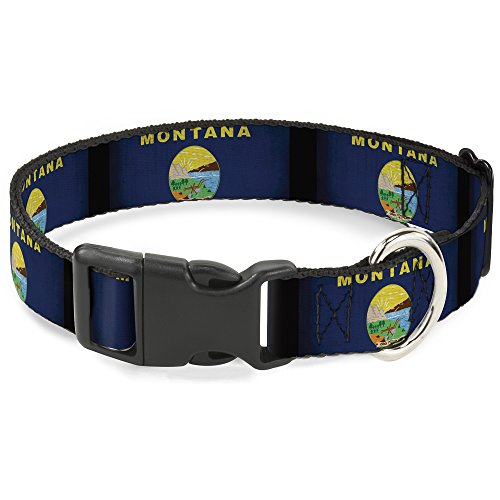 Montana Buckle-down flags2 43 Neck-medium, Kunststoff, 1 Wide-fits von Buckle-Down