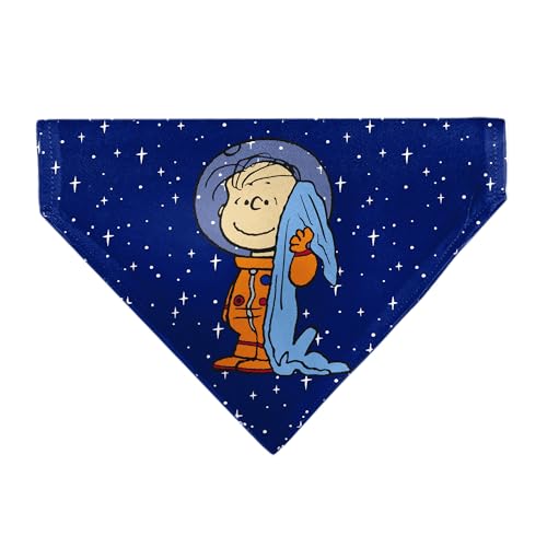 Peanuts Haustier-Halstuch, Peanuts, Astronaut, Linus, Sicherheits-Decke, Weltraum-Pose, Blau, nur Schlupfhalsband, Bandana Peanuts Haustier-Halstuch, Peanuts, Astronaut, Linus, Sicherheits-Decke, Weltraum-Pose, Blau, nur Schlupfhalsband, Bandana von Buckle-Down