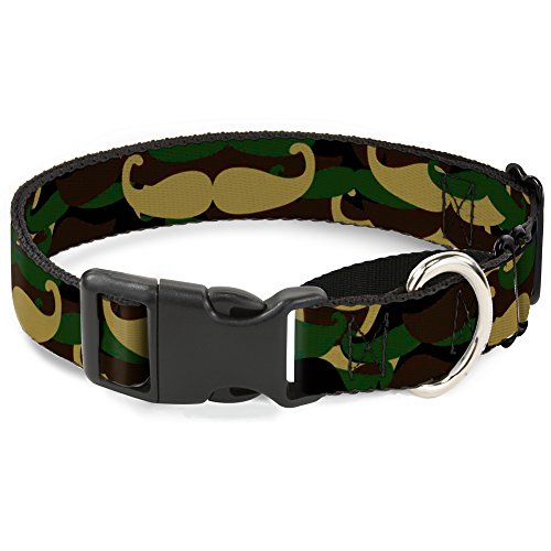 'Stache Buckle-down Martingale Hundehalsband, Camo, 1 cm breit, für Halsumfang 38 cm, klein 'Stache Buckle-down Martingale Hundehalsband, Camo, 1 cm breit, für Halsumfang 38 cm, klein von Buckle-Down