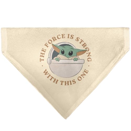 Star Wars Haustier-Halstuch, The Mandalorian The Force is Strong Grogu Pod Pose, Beige / Hellbraun, nur Schlupfhalsband Star Wars Haustier-Halstuch, The Mandalorian The Force is Strong Grogu Pod Pose, Beige / Hellbraun, nur Schlupfhalsband von Buckle-Down