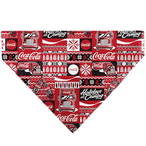 The Coca-Cola Company Hunde-Halstuch, Coca Cola, Urlaubspullover, Collage, Rot, Schwarz, Weiß, nur Schlupfkragen, Bandana The Coca-Cola Company Hunde-Halstuch, Coca Cola, Urlaubspullover, Collage, Rot, Schwarz, Weiß, nur Schlupfkragen, Bandana von Buckle-Down
