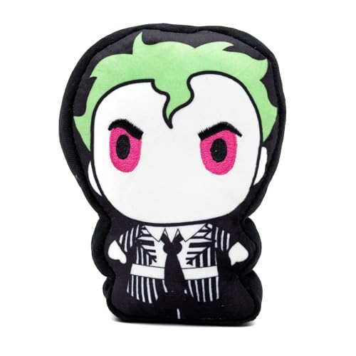 Warner Bros. Horror Movies Hundespielzeug aus Plüsch, quietschend, für große, mittelgroße und kleine Hunde, Chibi Beetlejuice Stehpose, 8,9 x 17,8 cm Warner Bros. Horror Movies Hundespielzeug aus Plüsch, quietschend, für große, mittelgroße und kleine Hunde, Chibi Beetlejuice Stehpose, 8,9 x 17,8 cm von Buckle-Down