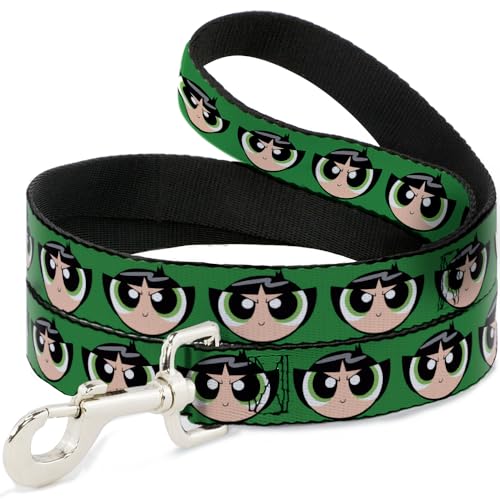 Warner Bros. Strapazierfähige und stilvolle Hundeleine mit Schnappverschluss, The Powerpuff Girls Buttercup Face Close Up, 1,8 m lang, 2,5 cm breit Warner Bros. Strapazierfähige und stilvolle Hundeleine mit Schnappverschluss, The Powerpuff Girls Buttercup Face Close Up, 1,8 m lang, 2,5 cm breit von Buckle-Down