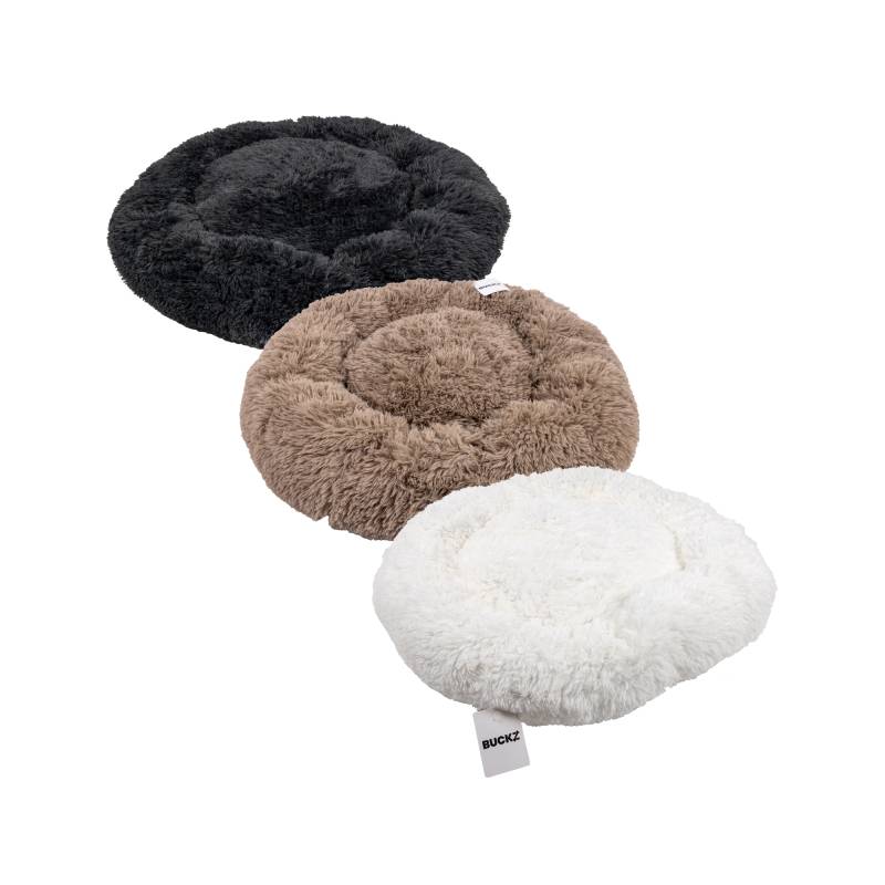 Buckz Donut Hundebett - Beige - 80 cm von Buckz