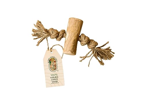 Buddy Wood Chew - Kauspielzeug für Hunde und Seil – Kauspielzeug für Hunde – Kauspielzeug zum Kauen – Einzeln (L) von Buddy Wood Chew