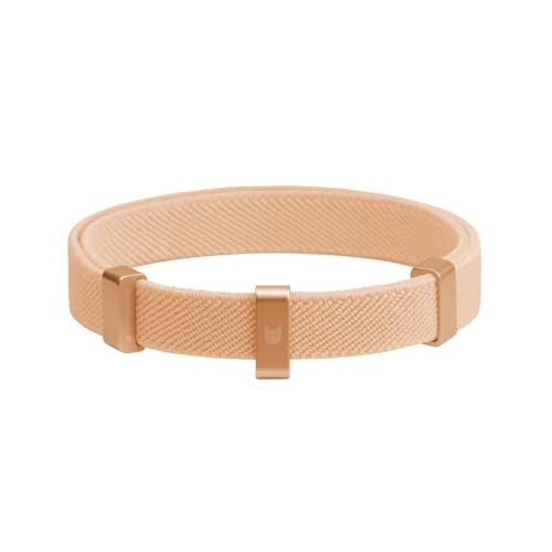 Katzenhalsband - BuddyArmor - Sicherheits-Schnellverschluss, kompatibel mit Airtag-Halter, Namensschild, leicht, verstellbar für Kätzchen, Katzen jeden Alters (Peach Fuzz) von BuddyArmor