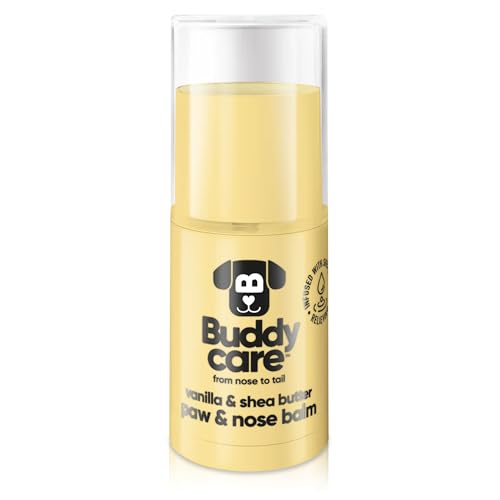 Buddycare Hundepfoten- und Nasenbalsam – Vanille- und Sheabutter schützt und repariert trockene, rissige und rissige Haut, vegan und tierversuchsfrei, spendet Feuchtigkeit und nährt, Pflegezubehör im Buddycare Hundepfoten- und Nasenbalsam – Vanille- und Sheabutter schützt und repariert trockene, rissige und rissige Haut, vegan und tierversuchsfrei, spendet Feuchtigkeit und nährt, Pflegezubehör im von Buddycare