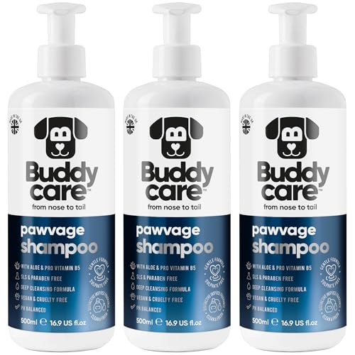 Buddycare - Shampoo für Hunde – Pawvage – 500 ml x 3 Buddycare - Shampoo für Hunde – Pawvage – 500 ml x 3 von Buddycare