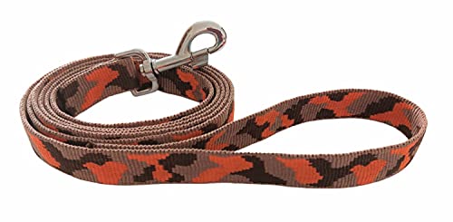 BUDDYPACK | Hundeleine mit Handschlaufe | 1,00 – 2,00 m lang | 20 mm breit | Bunt: Viele Hübsche Farben (1,00 m, Hellbraun-Orange-Dunkelbraun) von Buddypack