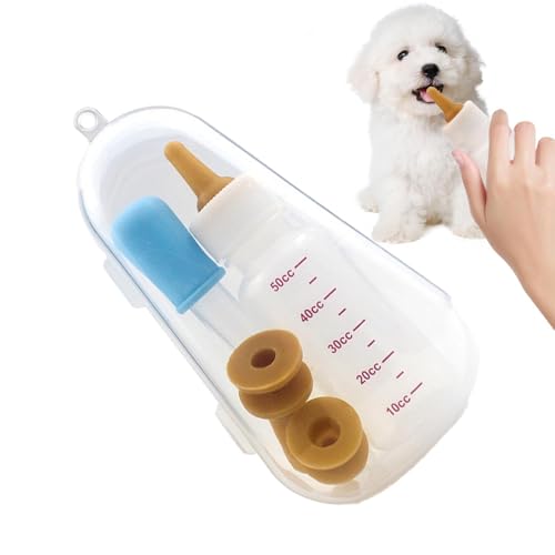 Aufzuchtflasche Katze, Haustier Babyflasche Kit, Puppy Stillflaschen-Kit Für Kitten Puppy Small Pet Feeding Tool von Buerfu