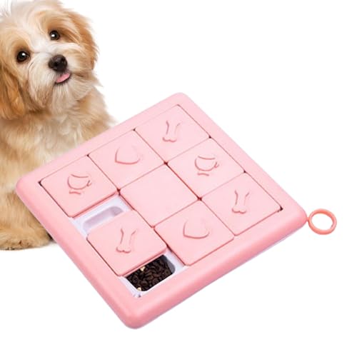 Buerfu Hundefutter-Puzzle,Hundefütterungs-Puzzle | Interaktives Slow Feeder-Spiel für Hunde,Fördert gesunde Ernährung und geistige Bereicherung, multifunktionales Hundeleckerli-Puzzlespielzeug für von Buerfu