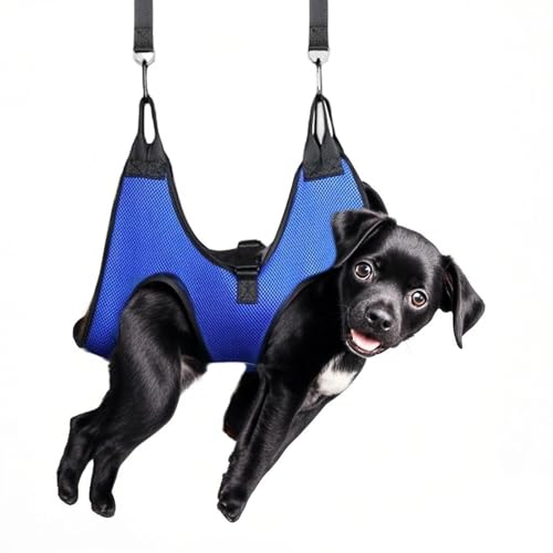 Buerfu Hundepflege Hängematte, Haustierpflege-Hängemattengeschirr, Hängegeschirr Für Nageltrimmen, Hundehängematte, Für Hunde Zum Krallenschneiden Und Krallenpflege Mit 2 Carabiner Buerfu Hundepflege Hängematte, Haustierpflege-Hängemattengeschirr, Hängegeschirr Für Nageltrimmen, Hundehängematte, Für Hunde Zum Krallenschneiden Und Krallenpflege Mit 2 Carabiner von Buerfu