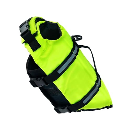 Buerfu Hundeschwimmweste - Schwimmhilfe Sicherheitsweste Für Welpen & Hunde - Verstellbarer Schwimmanzug Klein Mittel Groß Boot Wassersport See Steg von Buerfu