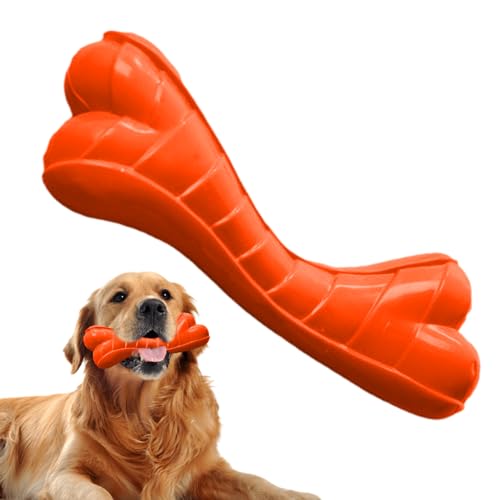 Buerfu Hundespielzeug Knochen, Kauspielzeug für Hunde, Hundekauspielzeug aus Nylon für Hunderassen, Interaktives Kauspielzeug aus robusten Knochen für die Zahnreinigung von Haustieren – bissfest von Buerfu