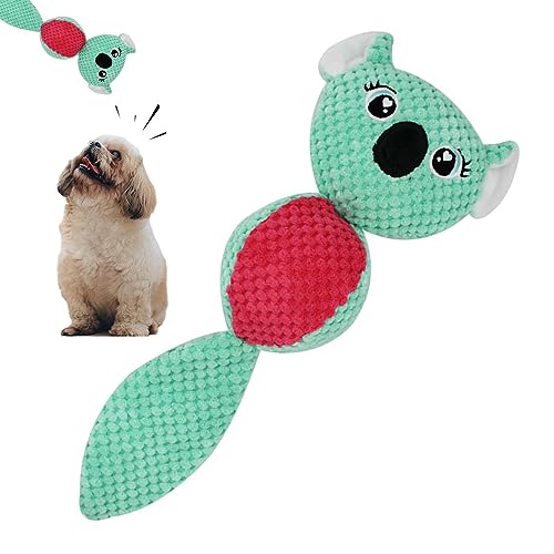 Buerfu Kauspielzeug für Hunde | Süßes und langlebiges quietschendes Hundespielzeug | Unzerstörbares, quietschendes Kauspielzeug für Hunde mit Mehreren Formen für große, kleine und mittelgroße Hunde von Buerfu