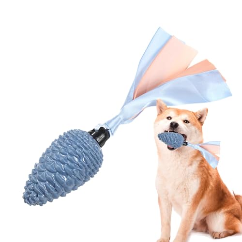 Buerfu Kauspielzeug für Hunde mit Tannenzapfen, quietschendes Seil, Hundespielzeug mit Beißstreifen, weiches Haustierspielzeug für Welpen und Hunde, energieverbrauchende Spielzeit, Mundgesundheit und Buerfu Kauspielzeug für Hunde mit Tannenzapfen, quietschendes Seil, Hundespielzeug mit Beißstreifen, weiches Haustierspielzeug für Welpen und Hunde, energieverbrauchende Spielzeit, Mundgesundheit und von Buerfu