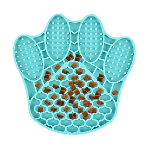 Buerfu Leckmatte für Hunde - Slow Feeder Hunde-Silikon-Rutschmatte in Krabbenform,Hunde-Puzzle-Anreicherungsspielzeug für Leckerlis, Joghurt, Fellpflege, Leckpads zur Linderung von Angstzuständen bei von Buerfu