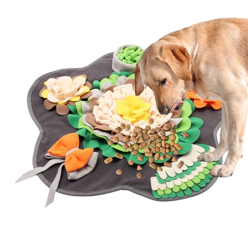 Schnupfe Matte Für Hunde | Interaktiver Langsamer Feeder & Puzzle Toy | Stressabbau & Geruchstraining Fördert Natürliche Futtermittelfähigkeiten Für Große Mittelgroße Welpen Schnupfe Matte Für Hunde | Interaktiver Langsamer Feeder & Puzzle Toy | Stressabbau & Geruchstraining Fördert Natürliche Futtermittelfähigkeiten Für Große Mittelgroße Welpen von Buerfu