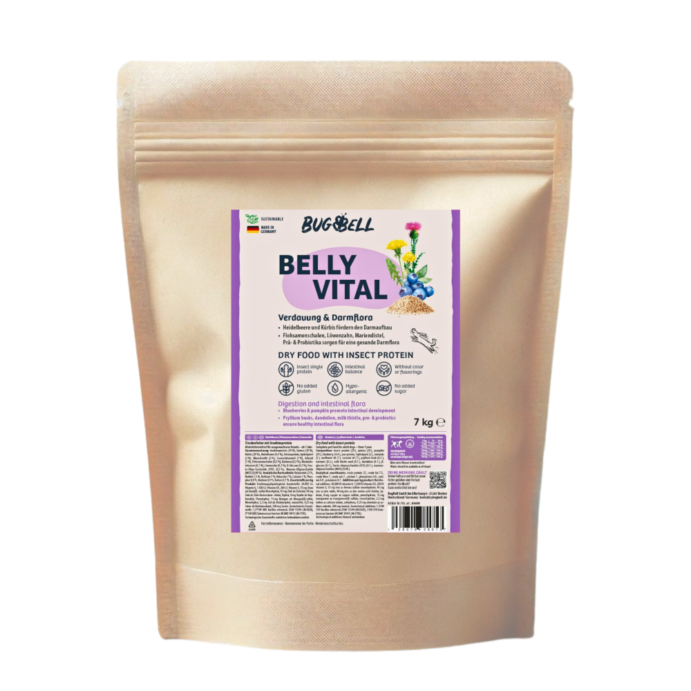 BugBell Belly Vital Verdauung & Darmflora - Sparpaket: 4 x 7 kg BugBell Belly Vital Verdauung & Darmflora - Sparpaket: 4 x 7 kg von BugBell