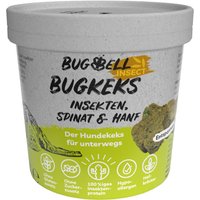 BugBell BugKeks Adult Insekten, Spinat und Hanf - 4 x 150 g von BugBell
