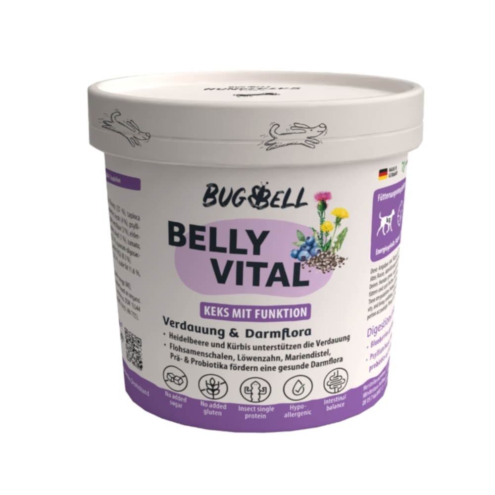 BugBell BugKeks Belly Vital Verdauung & Darmflora - 150 g von BugBell