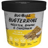 BugBell BugTerrine Adult Insekten, Banane und Chiasamen - 8 x 100 g von BugBell
