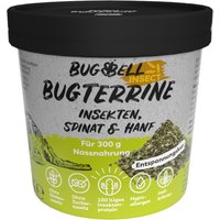 BugBell BugTerrine Adult Insekten, Spinat & Hanf - 8 x 100 g von BugBell