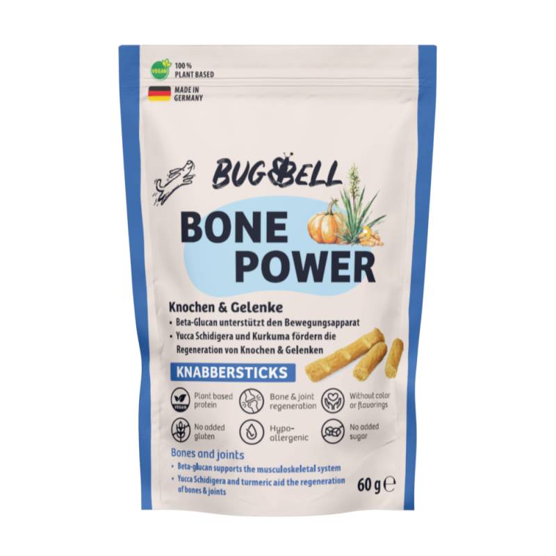 BugBell Knabbersticks Bone Power - 60 g von BugBell