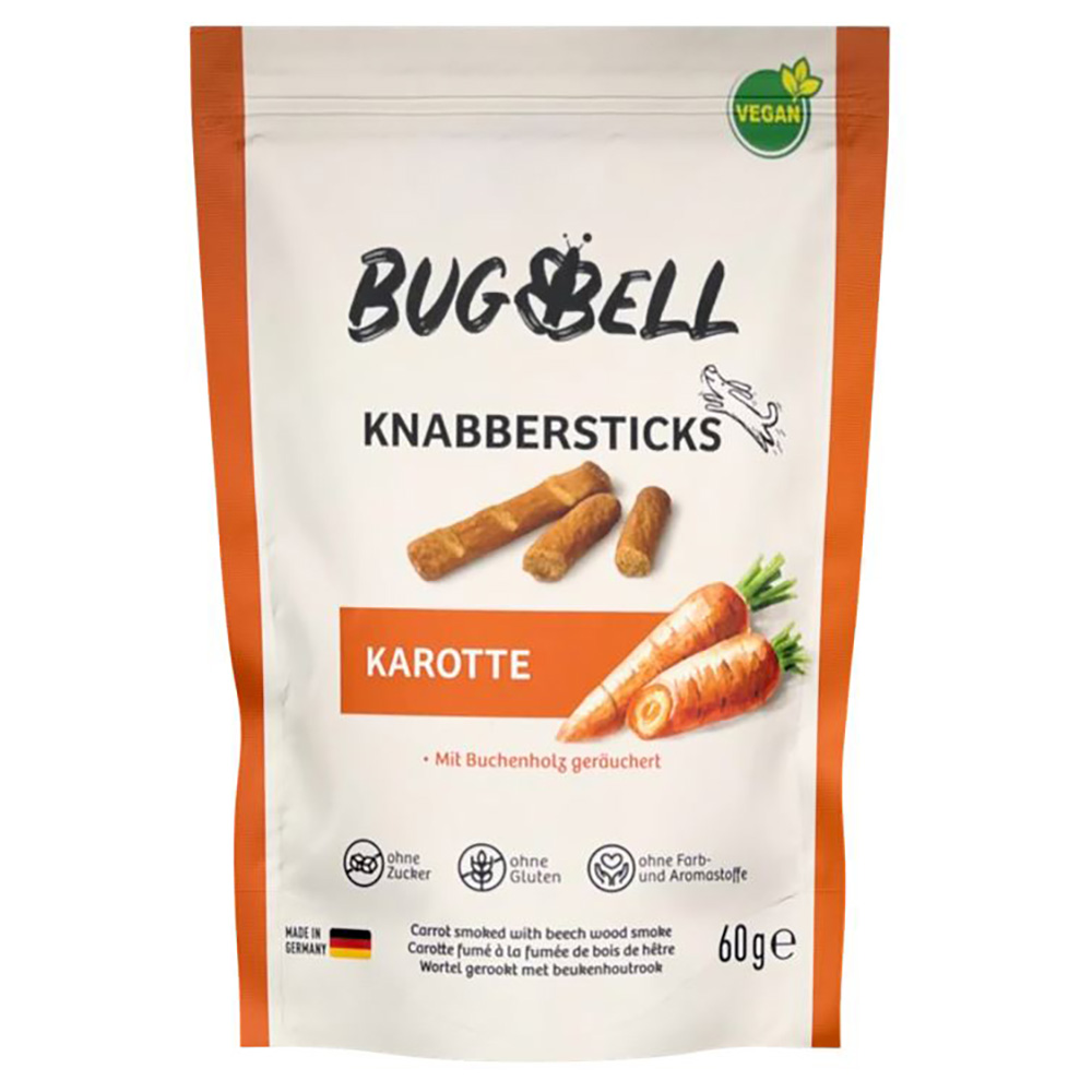 BugBell Knabbersticks Karotte - 60 g von BugBell