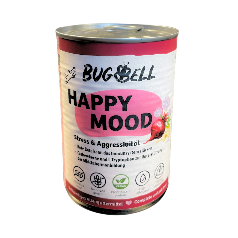 BugBell Vegane Menüs 12 x 400 g - Happy Mood von BugBell