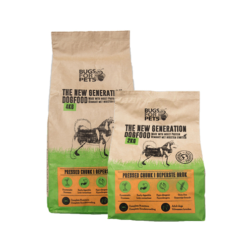 BugsforPets Knusprige Brocken Hundefutter - 10 kg von BugsforPets