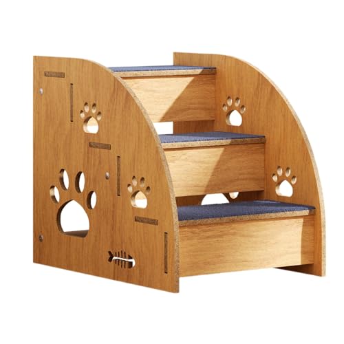 Buhygn Dog Bed Stairs, Dog Steps for Bed, Pet Stairs Indoor, Non-Slip Dog Steps, Cat Climbing Steps, High Bed Pet Steps for Large/medium/small Dogs & Cats Buhygn Dog Bed Stairs, Dog Steps for Bed, Pet Stairs Indoor, Non-Slip Dog Steps, Cat Climbing Steps, High Bed Pet Steps for Large/medium/small Dogs & Cats von Buhygn