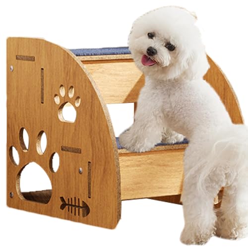 Buhygn Dog Bed Stairs, Dog Steps for Bed, Pet Stairs Indoor, Non-Slip Dog Steps, Cat Climbing Steps, High Bed Pet Steps for Large/medium/small Dogs & Cats Buhygn Dog Bed Stairs, Dog Steps for Bed, Pet Stairs Indoor, Non-Slip Dog Steps, Cat Climbing Steps, High Bed Pet Steps for Large/medium/small Dogs & Cats von Buhygn