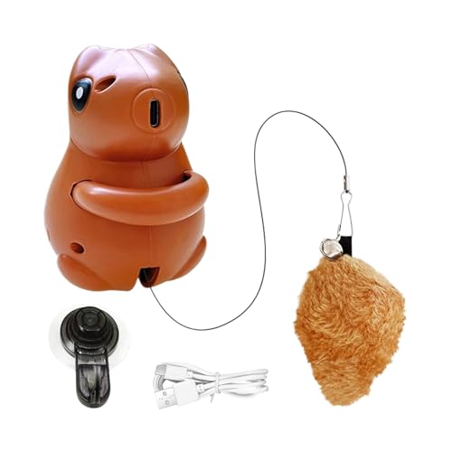 Buhygn Springendes Eichhörnchen-Katzenspielzeug, Bewegungs-Katzenspielzeug, interaktives Kätzchenspiel, geistige Stimulation, interaktive Jagdstimulation, 10,5 cm, für Training und Langeweile Buhygn Springendes Eichhörnchen-Katzenspielzeug, Bewegungs-Katzenspielzeug, interaktives Kätzchenspiel, geistige Stimulation, interaktive Jagdstimulation, 10,5 cm, für Training und Langeweile von Buhygn