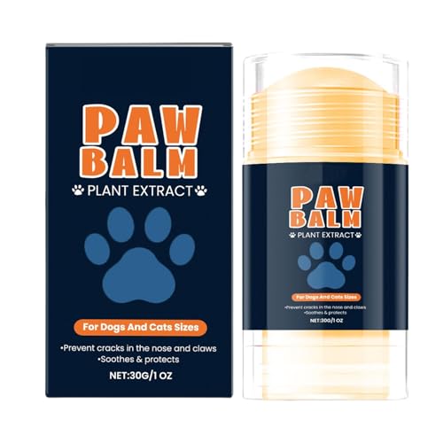 Haustierklauenbalsam, Balsam Hunde Lecken Sicher, Feuchtigkeitsspendend Und Heilen Trocken Rissige Katzenpfotenöl, Vielseitiger Hautschutz, Einfacher Gebrauch, 30 G, Für Hunde- Und Katzenpfoten Haustierklauenbalsam, Balsam Hunde Lecken Sicher, Feuchtigkeitsspendend Und Heilen Trocken Rissige Katzenpfotenöl, Vielseitiger Hautschutz, Einfacher Gebrauch, 30 G, Für Hunde- Und Katzenpfoten von Buhygn