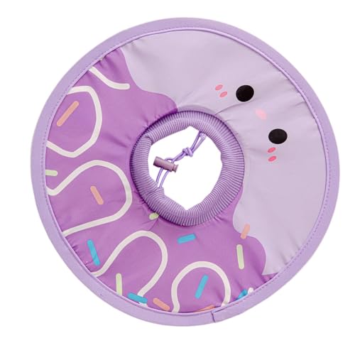 Katzenkegelhalsband, weich, faltbar, wasserabweisend, bequemer Hals-Donut, ultraweiches Polyester, leicht zu tragen, 22 cm, für kleine Kätzchen von Buhygn