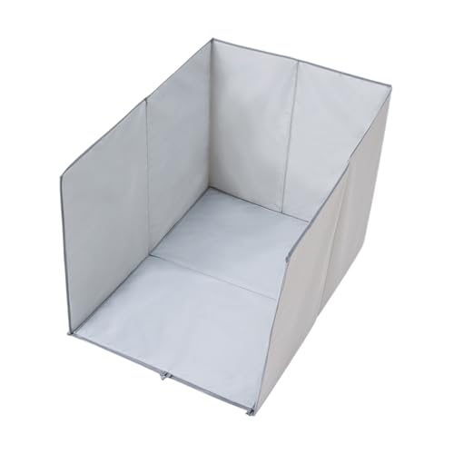 Katzentoilette Splash Guard, Wasserdichtem Schutz, 62x43x43 cm, Katzenbox-Gehäuse, Katzenpisse-Splash-Beschützer, Faltbar Und Raumsparend, Für Hygiene, Chaosprävention, Wohnzimmer, Wohnung, Haus von Buhygn