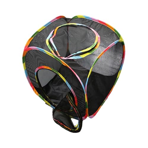 Katzentunnelzelte, Würfel, belüfteter Haustiergehege, Würfelzelt, weit verbreitet, erweiterbares Design, 41 cm, für den Innen- und Außenbereich von Buhygn