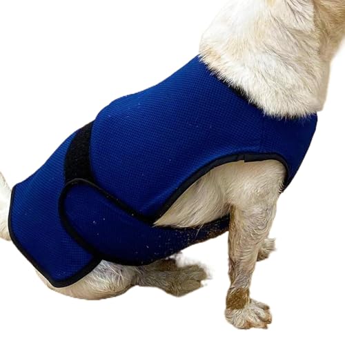 Kühlweste für Hunde, kühlend, atmungsaktiv, UV-Schutzjacke, leicht und hautfreundlich, schnell trocknend, hitzebeständig, 37 x 22,5 x 1 cm, für kleine, mittelgroße und große Hunde Kühlweste für Hunde, kühlend, atmungsaktiv, UV-Schutzjacke, leicht und hautfreundlich, schnell trocknend, hitzebeständig, 37 x 22,5 x 1 cm, für kleine, mittelgroße und große Hunde von Buhygn