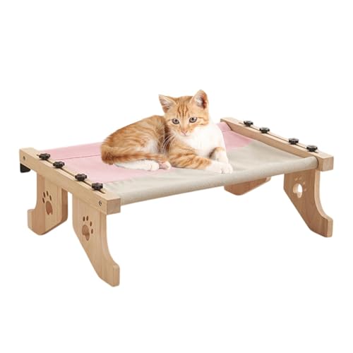 Seitbettkatze Hängematte, Nachttuchkatze Hängematte, Pet Barch Bett, einfaches Setup, sichere & gemütlich, 55x38x17,5 cm, rosa/blau/grau für Haustiere Seitbettkatze Hängematte, Nachttuchkatze Hängematte, Pet Barch Bett, einfaches Setup, sichere & gemütlich, 55x38x17,5 cm, rosa/blau/grau für Haustiere von Buhygn