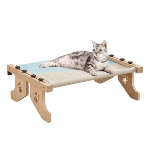 Seitbettkatze Hängematte, Nachttuchkatze Hängematte, Pet Barch Bett, einfaches Setup, sichere & gemütlich, 55x38x17,5 cm, rosa/blau/grau für Haustiere Seitbettkatze Hängematte, Nachttuchkatze Hängematte, Pet Barch Bett, einfaches Setup, sichere & gemütlich, 55x38x17,5 cm, rosa/blau/grau für Haustiere von Buhygn