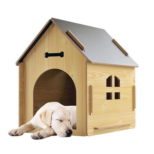 Wetterfestes Katzenhaus aus | Abnehmbarer Unterstand für den Außenbereich mit Dach | Perfekt für Katzen, Kätzchen und kleine Hunde | Wetterbeständiger Haustierkäfig | Ideal für den Komfort von Wetterfestes Katzenhaus aus | Abnehmbarer Unterstand für den Außenbereich mit Dach | Perfekt für Katzen, Kätzchen und kleine Hunde | Wetterbeständiger Haustierkäfig | Ideal für den Komfort von von Buhygn