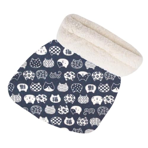 Winter-Katzen-Schlafsack, halbgeschlossene Schlafsäcke, Haustier-Kuschelsack, tragbar und praktisch, wärmendes Design, 54 x 45 x 41 cm, für Haustiere, Katzen, Hunde Winter-Katzen-Schlafsack, halbgeschlossene Schlafsäcke, Haustier-Kuschelsack, tragbar und praktisch, wärmendes Design, 54 x 45 x 41 cm, für Haustiere, Katzen, Hunde von Buhygn