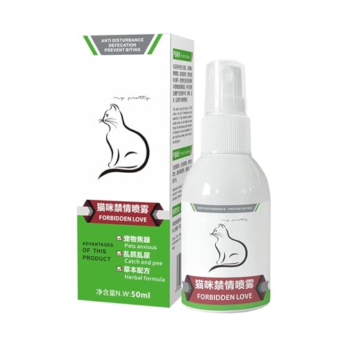 Buhyujkm Beruhigendes Pheromon-Spray, 15 x 5 cm, natürliches sicheres Katzenentspannungsmittel, langanhaltendes Stressabbau-Spray für Hunde und Katzen, effektive beruhigende Lösung Buhyujkm Beruhigendes Pheromon-Spray, 15 x 5 cm, natürliches sicheres Katzenentspannungsmittel, langanhaltendes Stressabbau-Spray für Hunde und Katzen, effektive beruhigende Lösung von Buhyujkm