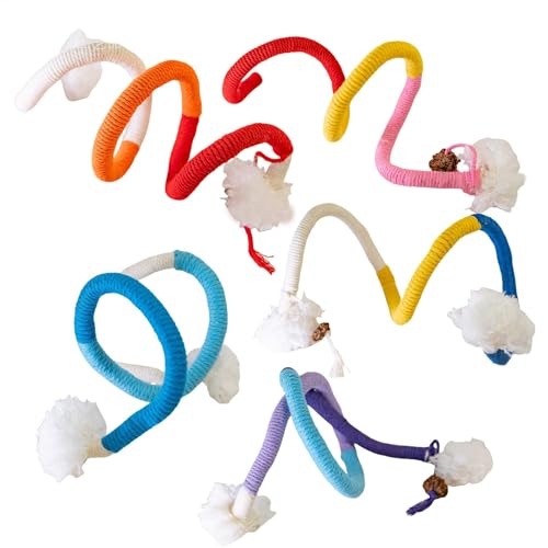 Buhyujkm Chew Toy Cat, Interactive Teething Rope Set, 25.59 inches, Soft Kitten Chewing, Reusable Bite-Resistant Dentals Care Toy for Fresh Breath, Game, Exercise Buhyujkm Chew Toy Cat, Interactive Teething Rope Set, 25.59 inches, Soft Kitten Chewing, Reusable Bite-Resistant Dentals Care Toy for Fresh Breath, Game, Exercise von Buhyujkm