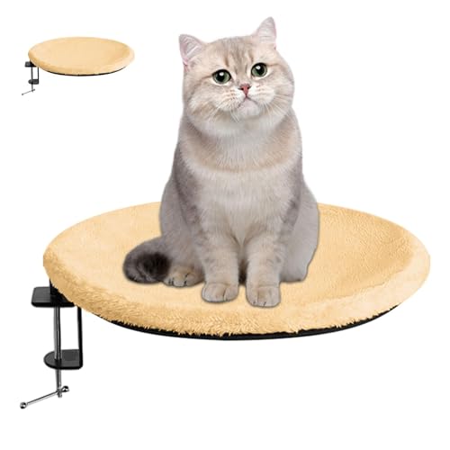 Buhyujkm Desk Cat Bed, Adjustable Clamp Cat Bed, Stable Pet Nest, Soft Removable Cover Comfort, Multifunction Home Working & Games Desks, Fits on Dining Tables for Cats and Kittens Buhyujkm Desk Cat Bed, Adjustable Clamp Cat Bed, Stable Pet Nest, Soft Removable Cover Comfort, Multifunction Home Working & Games Desks, Fits on Dining Tables for Cats and Kittens von Buhyujkm