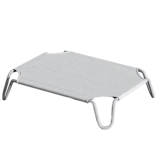 Buhyujkm Erhöhtes Hundebett, kühlend, Haustier-Welpenschlafbett, Metallrahmen, erhöhtes Hundebett, Netzgewebe, bequemes Hundekühlbett, Outdoor-Haustierbett, atmungsaktives Hundebett, tragbares Buhyujkm Erhöhtes Hundebett, kühlend, Haustier-Welpenschlafbett, Metallrahmen, erhöhtes Hundebett, Netzgewebe, bequemes Hundekühlbett, Outdoor-Haustierbett, atmungsaktives Hundebett, tragbares von Buhyujkm